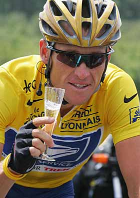 lance armstrong Tour de France bicycling chapmpion