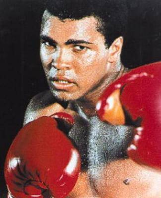 Muhammad Ali boxer boxing gloves