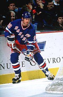 nhl legend Wayne Gretzky rangers hockey player